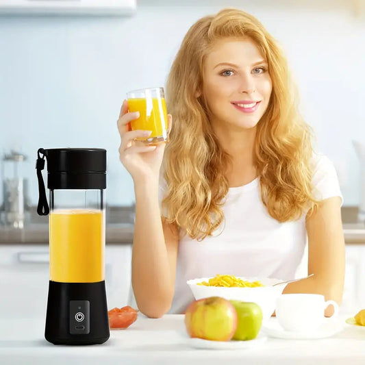 Electric Mini Portable Juicer Blender USB Recahrgeable